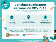 Schedule your Covid-19 Vaccination 6.9.21