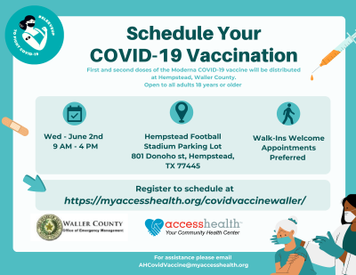 Schedule Your Covid-19 Vaccination