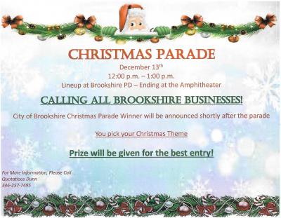 Christmas Parade Contest!