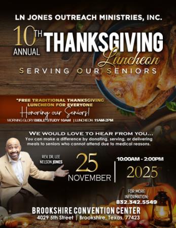 10th Annual Thanksgiving Serving Our Seniors