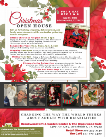 Brookwood’s Annual Christmas Open House 