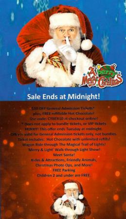 Dewberry Farm Santa's Secret Cyber Sale Ends Midnight Tuesday, December 2nd 