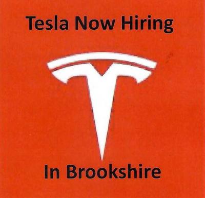 Tesla Begins Hiring for Workers at its New $200M Manufacturing Plant in Brookshire