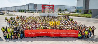 Tesla Starts Megapack 3 Production With 28% More Energy Per Unit