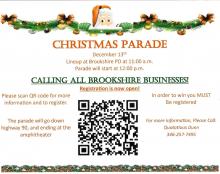 Time to Register For the Christmas Parade!
