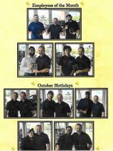 Brookshire Hyundai Recognized their September Employees of the Month