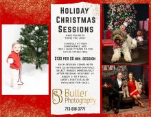 Buller Photography Announcing Their 2025 Holiday / Christmas Mini Sessions!