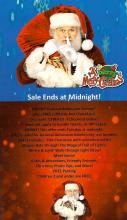 Dewberry Farm Santa's Secret Cyber Sale Ends Midnight Tuesday, December 2nd 