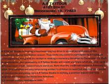 A.R Tattoo Studio is Hosting a Heartwarming Toy Drive