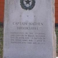 Stone in honor of Nathan Brookshire