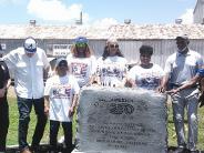 Unveiling of Brookshire's Commemorative Monument