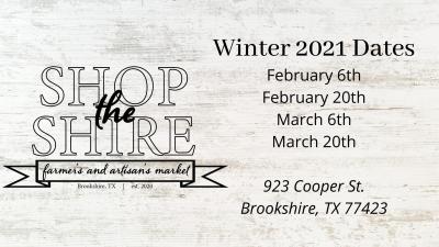 Winter 2021 Shop the Shire Markets