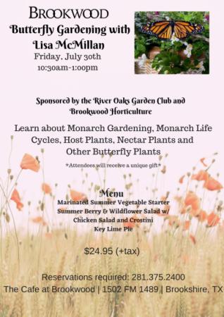 Brookwood Butterfly Gardening