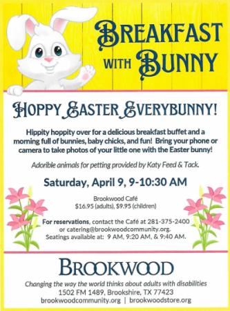 Breakfast with Bunny at Brookwood 