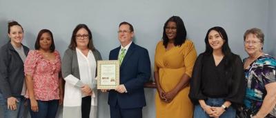 Brookshire EDC was awarded the Excellence in Economic Development Award