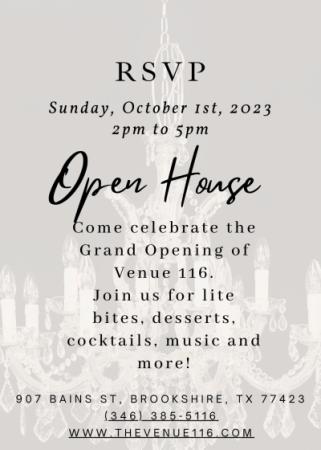 VENUE One One Six Open House
