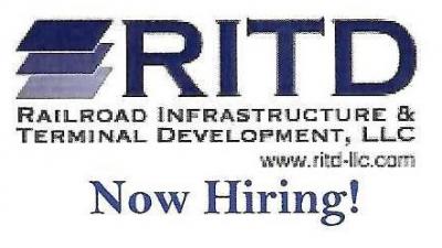 RITD / Railroad Infrastructure Terminal Division is Now Hiring!