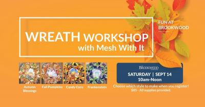 “Mesh With It” Wreath Workshop  