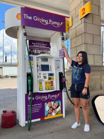 Shell Gas Station Making Donation!