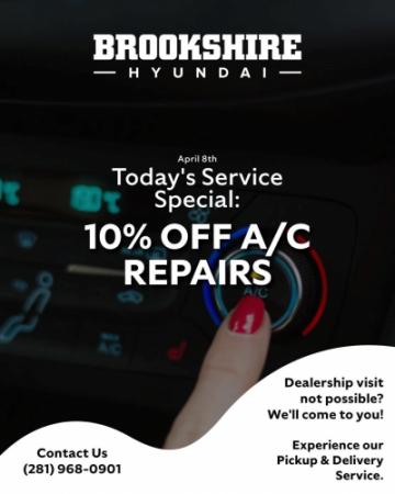 Brookshire Hyundai Special of the Day!