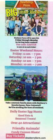 BIG Easter Weekend!