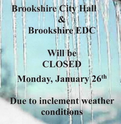 Brookshire City Hall & Brookshire EDC Closed