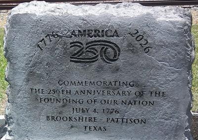 Unveiling of Brookshire's Commemorative Monument