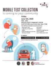 Waller County Residents COVID-19 Test Site 