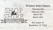 Winter 2021 Shop the Shire Markets
