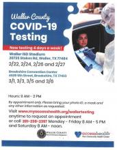 COVID-19 Testing / March 1, 3, 5, & 6th 2021