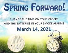 Spring Forward March 14, 2021