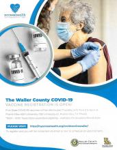 Waller County COVID-19 Vaccine Registration is Open!