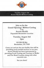 Access Health Ribbon Cutting