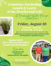 Container Gardening Lunch & Learn 