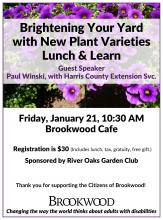 Brightening Your Yard with New Plants Varieties / Lunch & Learn
