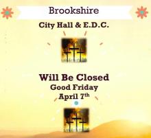 City of Brookshire Offices and Brookshire E.D.C. Will be Closed 