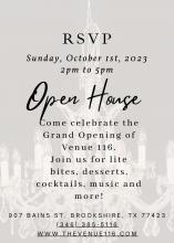 VENUE One One Six Open House