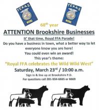 ATTENTION Brookshire Businesses