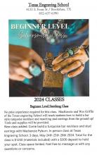 Beginner Level Silversmith Class