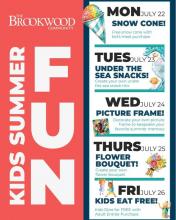 Summer Fun alert at the Brookwood Cafe! 