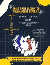 Arise Badminton Tournament Series II