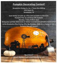 Pumpkin Decorating Contest