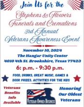 3rd Annual Veterans Awareness Event