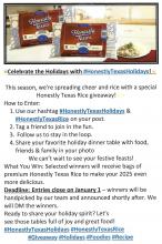 Honestly Texas Holiday Contest