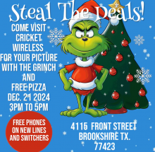 Get Your Picture Made with the Grinch