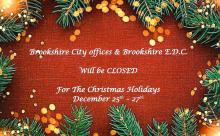 City of Brookshire Offices & Brookshire E.D.C. Will be Closed