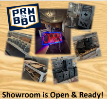 PRM BBQ Showroom is Open & Ready!