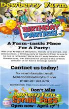 A Farm-tastic Place For A Party!