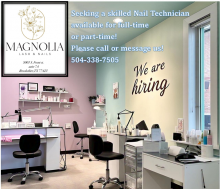 Magnolia Lash & Nails Now Hiring!