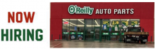 O'Reilly Auto Parts Now Hiring 